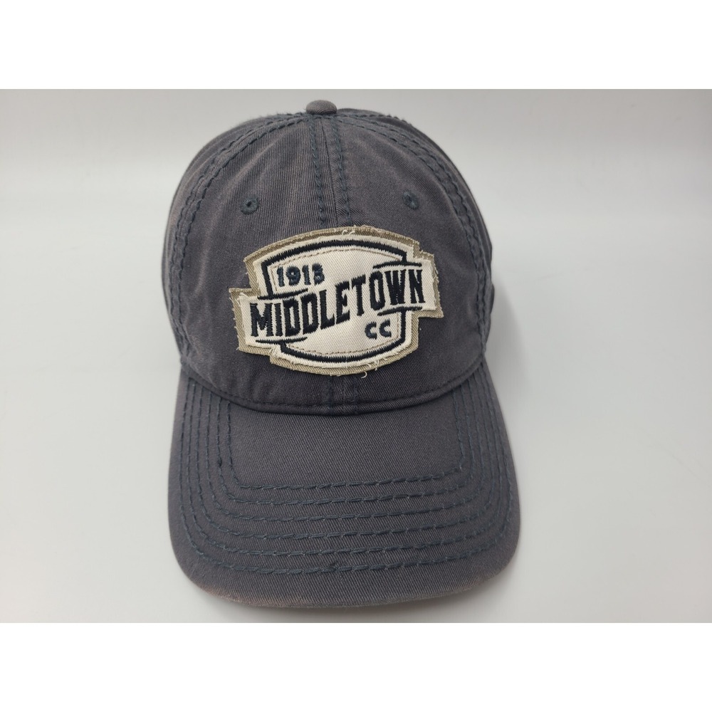 Middletown Country Club Ouray Distressed Strapback Adjustable Golf Hat Cap Blue‎